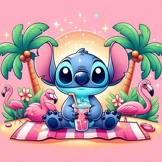 Imagem de Almofada Lilo, Stitch e Angel Tamanho 30cm x 30cm com Ziper Várias Estampas