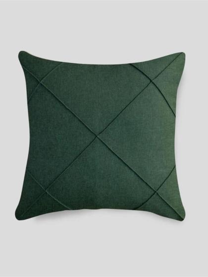 Imagem de Almofada Linho Drapeada c/ Enchimento 43x43 cm