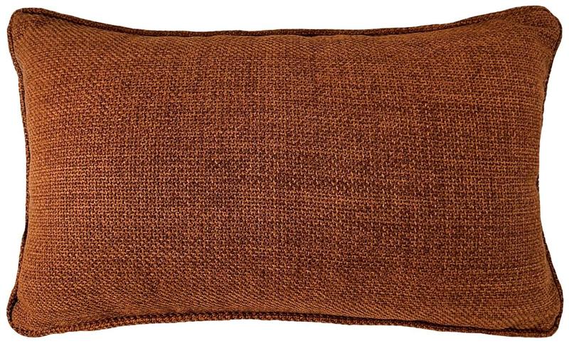 Imagem de  Almofada Linho Terracota Lisa Com Cordão 35x52cm