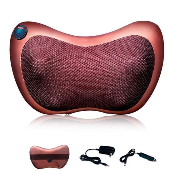 Imagem de Almofada Massageadora Bivolt Perfeita para Relaxamento de Pescoço e Ombros