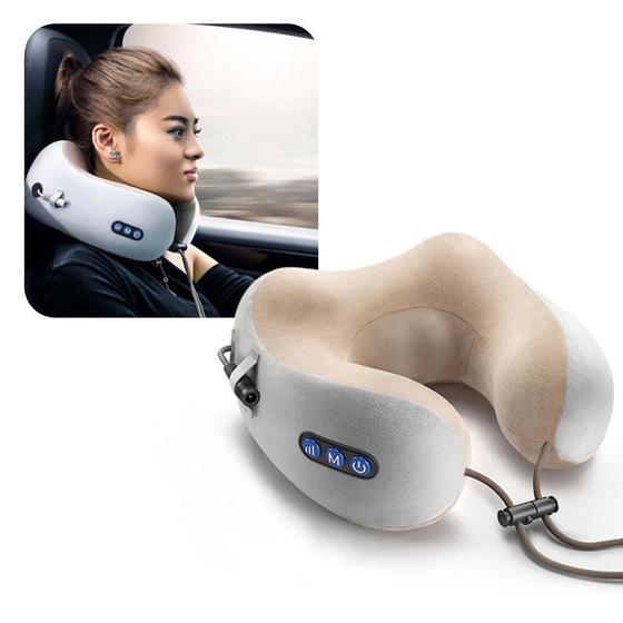 Almofada Massageadora De Pescoço Elétrico USB Recarregável 869 é boa?