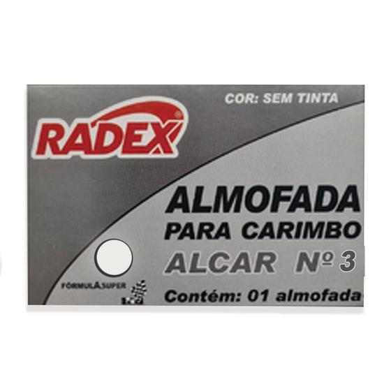 Imagem de Almofada para Carimbo Alcar N3 Radex Sem Tinta