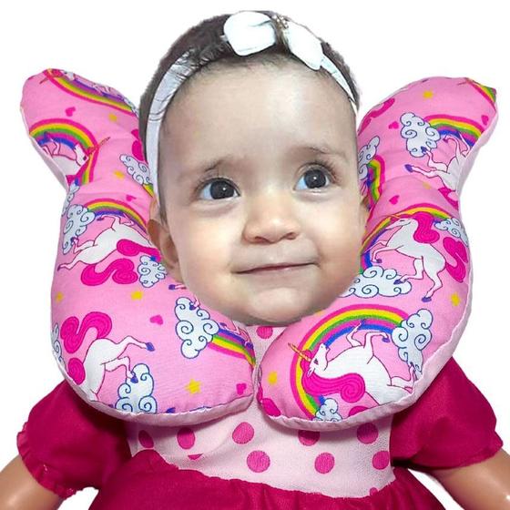 Imagem de Almofada Para Pescoço Com Apoio Cabeça Bebe Cadeirinha