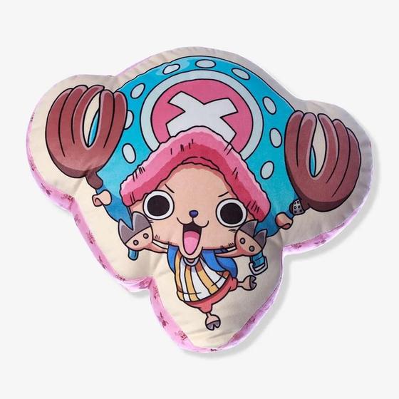 Imagem de Almofada Pelúcia Chopper One Piece Almofada de Fibra