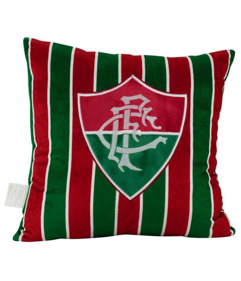 Imagem de Almofada Quadrada Escudo Time 36x36cm - Fluminense