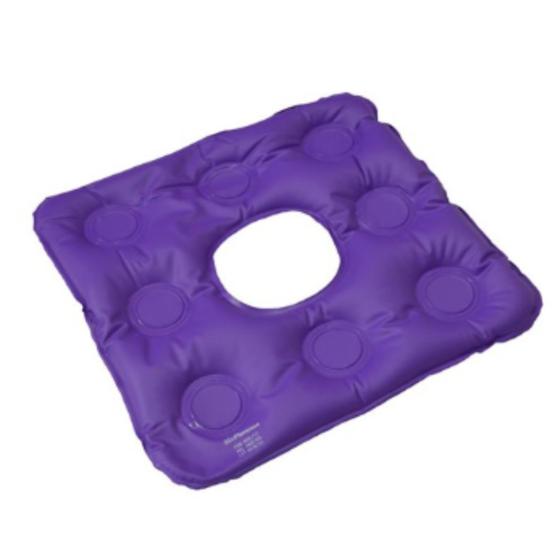 Imagem de Almofada Quadrada Gel com Furo - Bioflorence