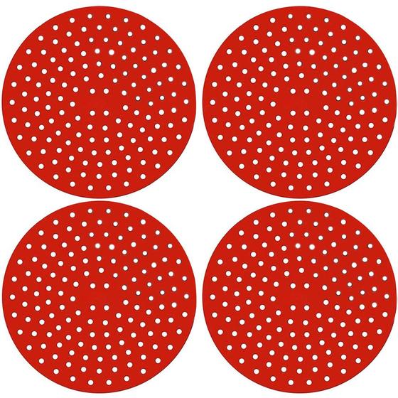 Almofada Silicone Protetora Para Fogão de Indução Kit 4 Peças Vermelho é boa?
