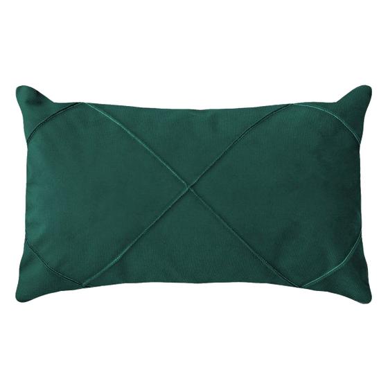 Imagem de Almofada Suede Drapeada Bordô Azul Rosê Verde Terra 30x48