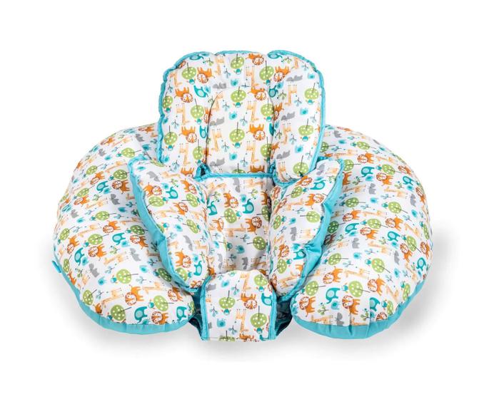 Imagem de Almofada Travesseiro De Amamentação 8 em 1 Bebê Meninos MoMo