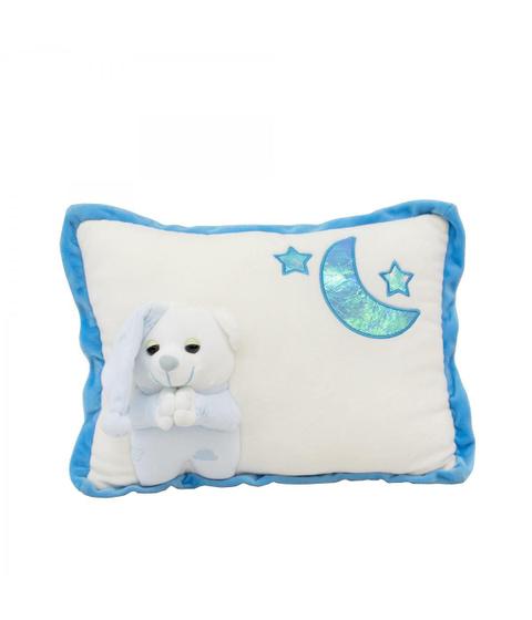 Imagem de Almofada Urso Azul Soneca 33X25Cm