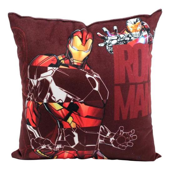 Imagem de Almofada Veludo 25X25Cm Iron Man Produto Marvel Oficial