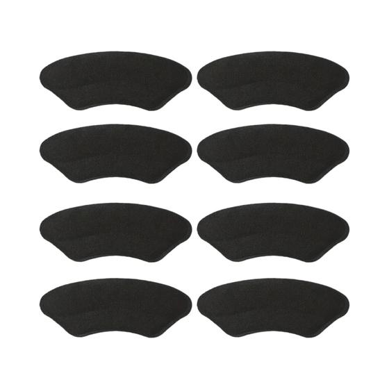 Imagem de Almofadas de Calcanhar Autoadesivas (8 Pares) para Sapatos Grandes - Proteção e Conforto