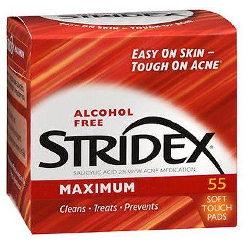 Imagem de Almofadas de Limpeza Facial Stri-Dex - Máxima Força (Pacote com 2)