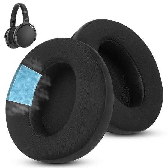 Imagem de Almofadas de ouvido de reposição para fones de ouvido Sennheiser HD450BT - pretas