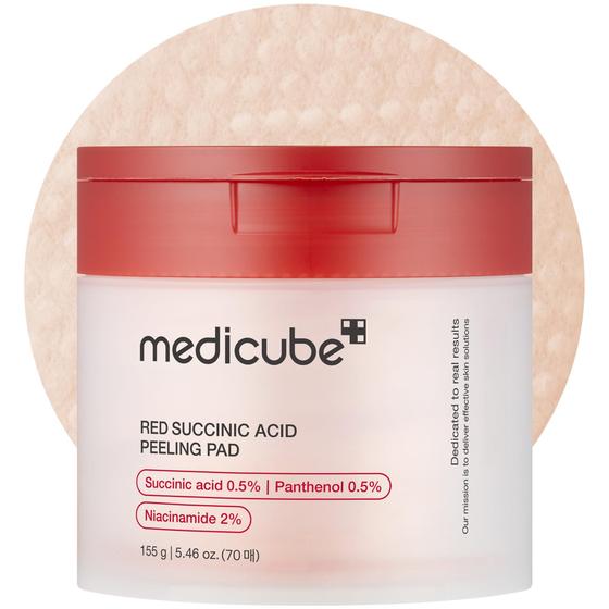 Imagem de Almofadas de Peeling Facial Medicube Red - Com Ácido Succinico e Pantenol