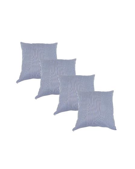 Imagem de Almofadas Decorativas Kit com 4 Almofadas Cheias 100% algodão Escolha a Cor