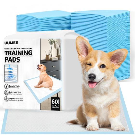 Imagem de Almofadas Descartáveis para Cães UUMEE - Superabsorventes (60 Unidades) - 22x23cm