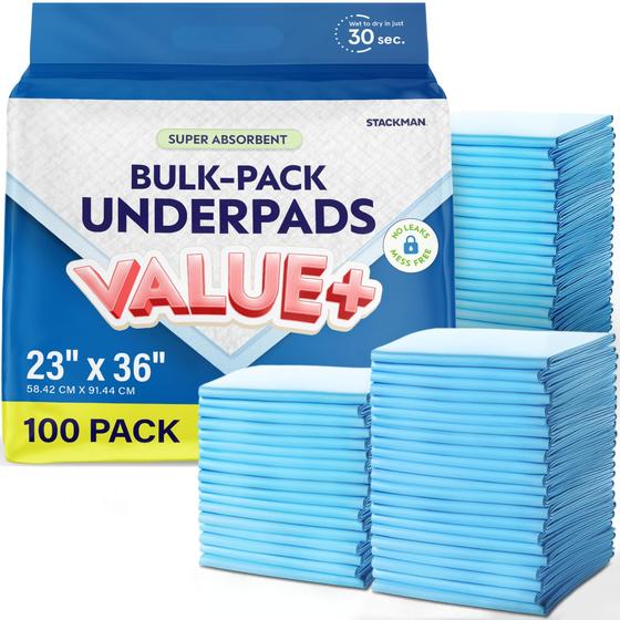 Imagem de Almofadas Descartáveis Stack Man Chucks Pads - Pacote com 100 Unidades (23x36cm)