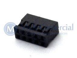 Imagem de Alojamento Fêmea JS-1127-05x02 Modu Duplo Passo de 2.00mm com 10 vias - 5x2