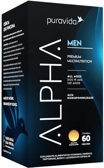 Imagem de Alpha Men Multivitaminico com 60 Cápsulas-Pura Vida