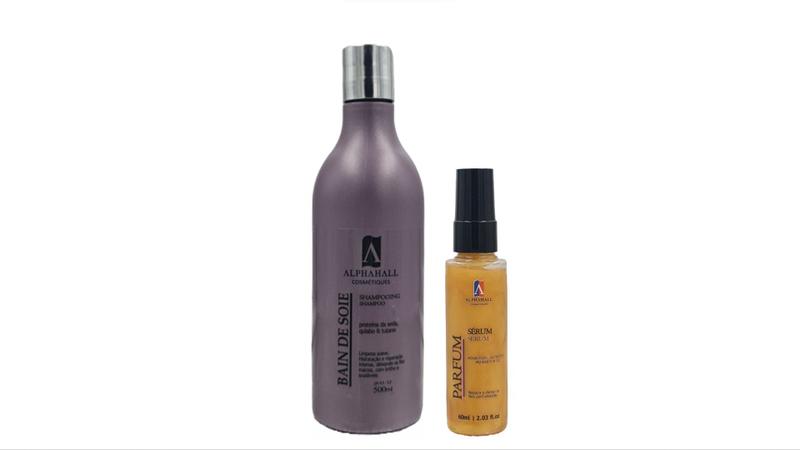 Imagem de AlphaHall Bain de Soie Shampoo e Sérum Ouro