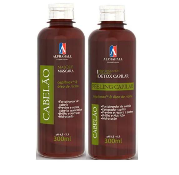 Imagem de AlphaHall Cabelão Máscara 300 ml e Detox Peeling 300 ml