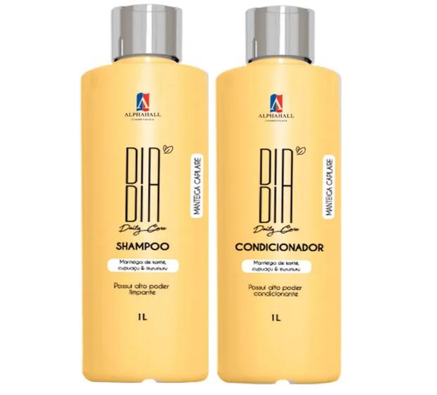 Imagem de AlphaHall Dia a Dia Manteiga Capilaire Shampoo 1 L e Condicionador 1 L