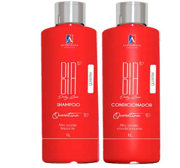 Imagem de AlphaHall Dia a Dia Queratina Shampoo 1 L e Condicionador 1 L