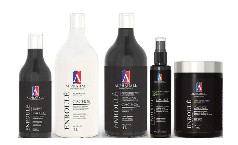 Imagem de AlphaHall Enroulé Cachos Shampoo e 2 Ativadores e Água Dia Seguinte e Umidificante