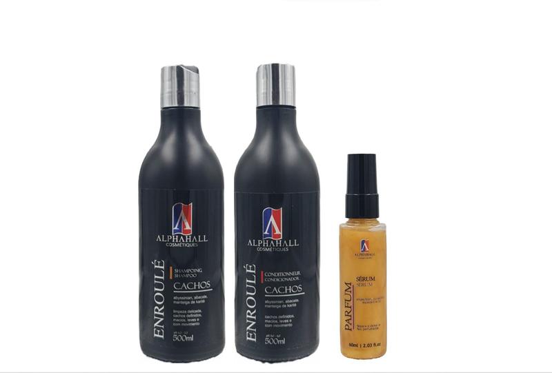 Imagem de Alphahall Enroulé Cachos Shampoo E Cond E Sérum Ouro