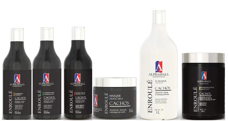 Imagem de AlphaHall Enroulé Cachos Shampoo e Condicionador e Gelatina e Máscara e Ativador e Umidificante