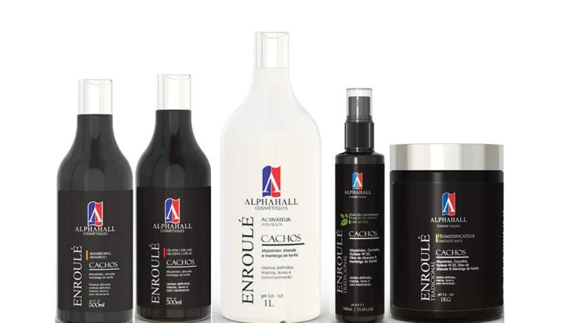 Imagem de AlphaHall Enroulé Cachos Shampoo e Gelatina e Ativador e Água Dia Seguinte e Umidificante