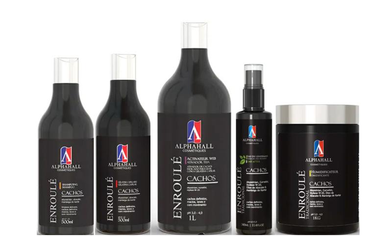 Imagem de AlphaHall Enroulé Cachos Shampoo e Gelatina e Ativador Teia e Água Dia Seguinte e Umidificante