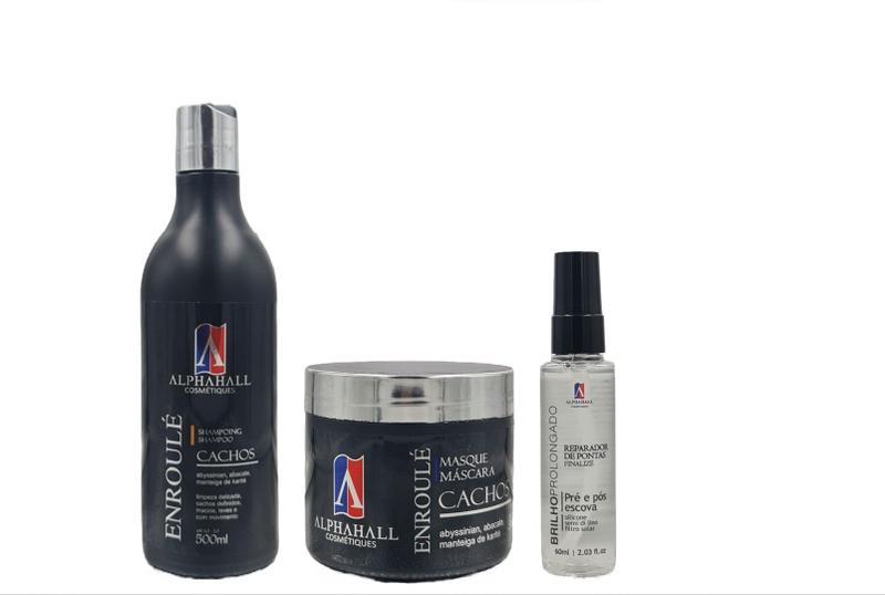 Imagem de Alphahall Enroulé Cachos Shampoo E Másc E Sérum Brilho Prolo