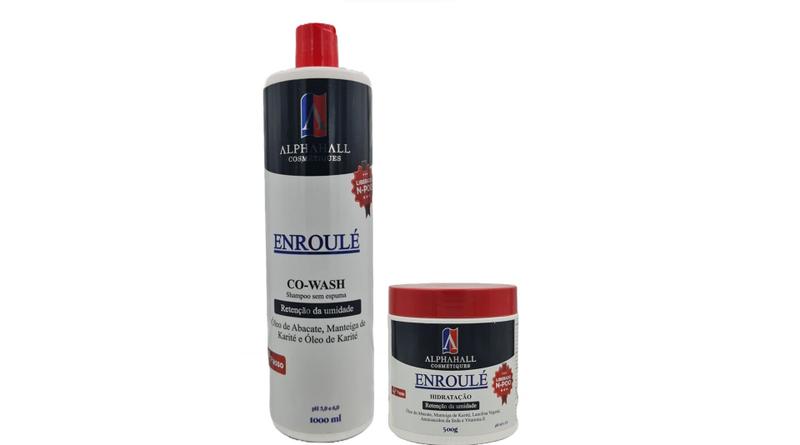 Imagem de AlphaHall Enroulé Liberado Co Wash 1 L e Máscara 500 gr