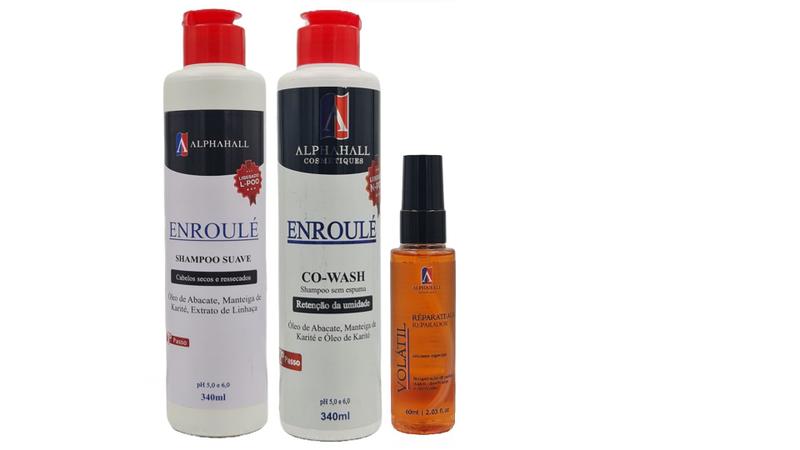 Imagem de Alphahall Enroulé Liberado Shampoo e Co Wash e Sérum Volátil