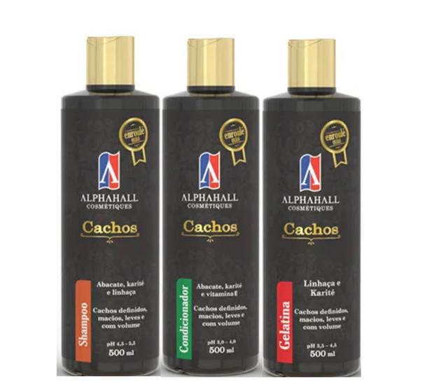 Imagem de AlphaHall Enroulé Ouro Shampoo e Condicionador e Gelatina