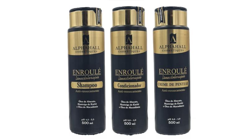 Imagem de AlphaHall Enroulé Umectoterapia Shampoo e Condicionador e Creme de Pentear