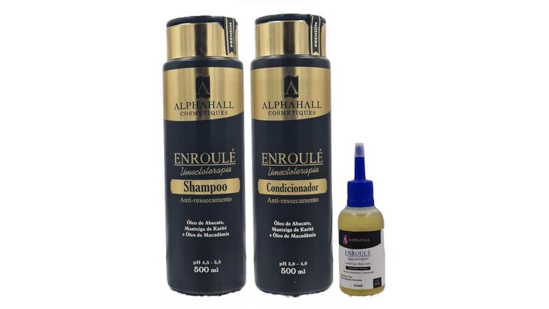 Imagem de AlphaHall Enroulé Umectoterapia Shampoo e Condicionador e Óleo de Abacate