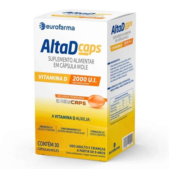 Imagem de Alta d caps 2000ui com 30 cápsulas