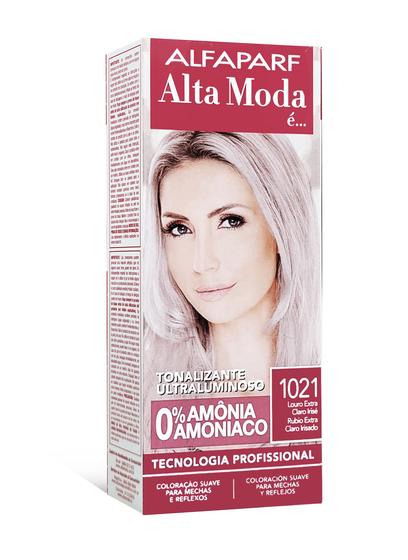 Imagem de Alta Moda Alfaparf Tonalizante 1021 Louro Extra Claro Irisé 120g