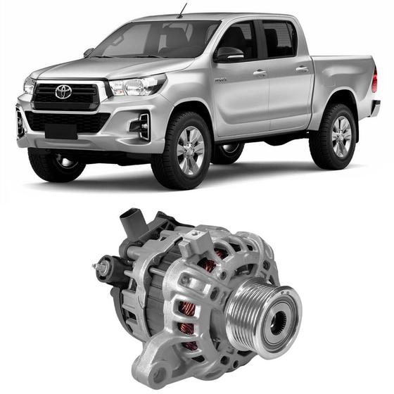 Imagem de Alternador Toyota Hilux 2.8 2015 a 2020 12V 90A Bosch F000BL0131