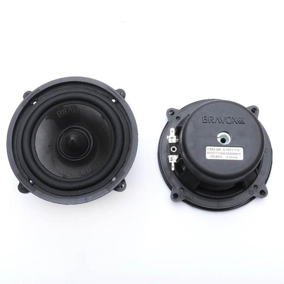 Imagem de Alto Falante 5 Polegadas Bravox 2 Vias 65 Watts RMS 4 Ohms Black - Cs50 Bk (kit)