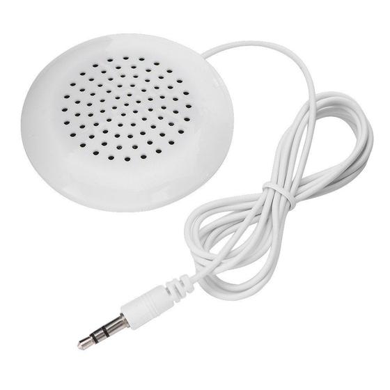 Imagem de Alto-falante Almofada Zerone Mini 3,5 mm para telefone MP3 CD branco