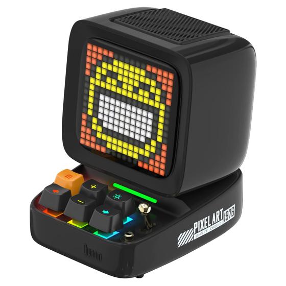 Imagem de Alto-falante Bluetooth Divoom Ditoo Retro Pixel Art - Design Preto