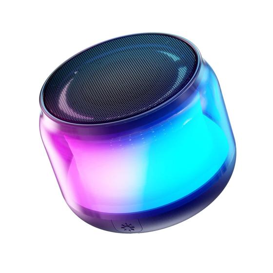 Imagem de Alto-falante Bluetooth LENRUE portátil com luzes coloridas