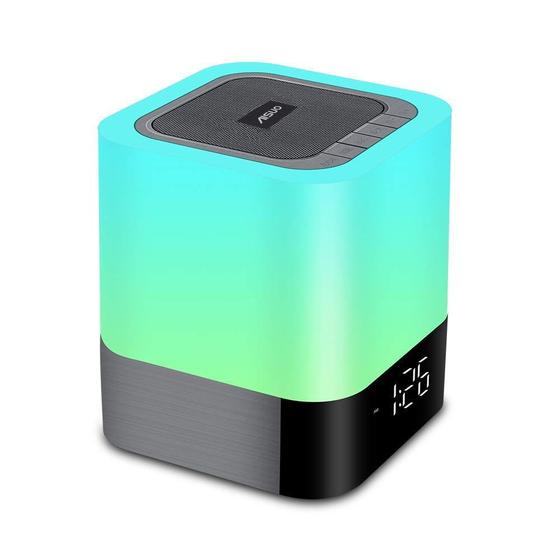 Imagem de Alto-falante Bluetooth Night Light Aisuo 5 em 1 com despertador