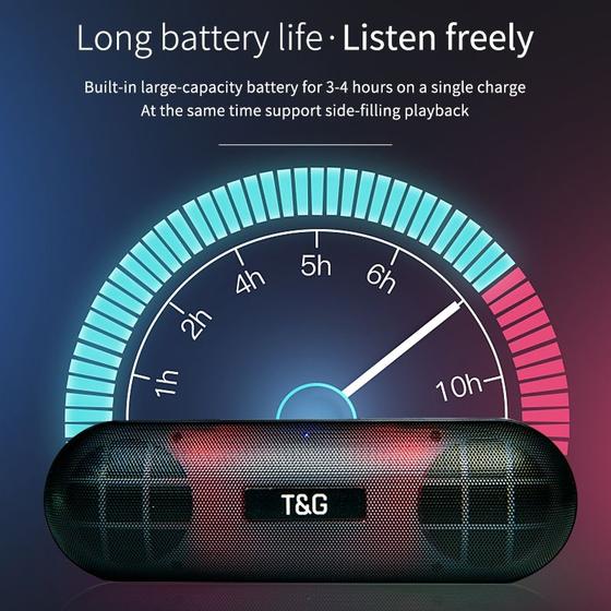 Imagem de Alto-Falante Bluetooth Portátil com Áudio Estéreo Sem Fio