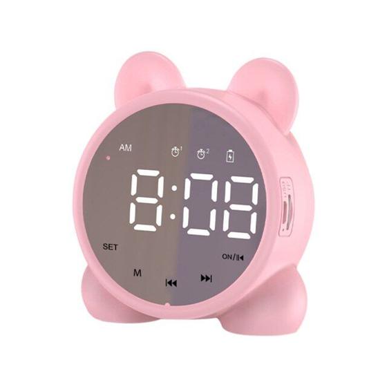 Imagem de Alto-Falante Bluetooth Portátil com Despertador e Display - Conexão BT 5.0