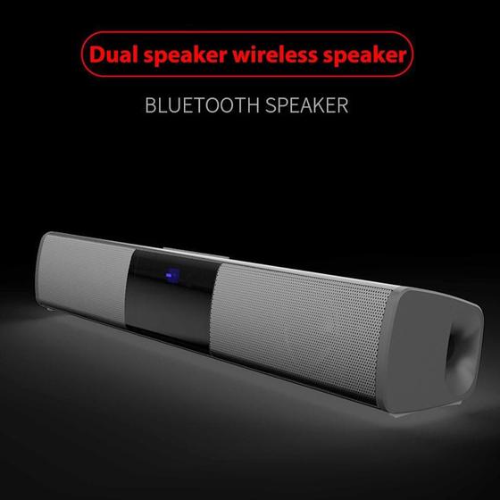 Imagem de Alto-falante Bluetooth Soundbar sem fio  Home Theater portátil (preto)